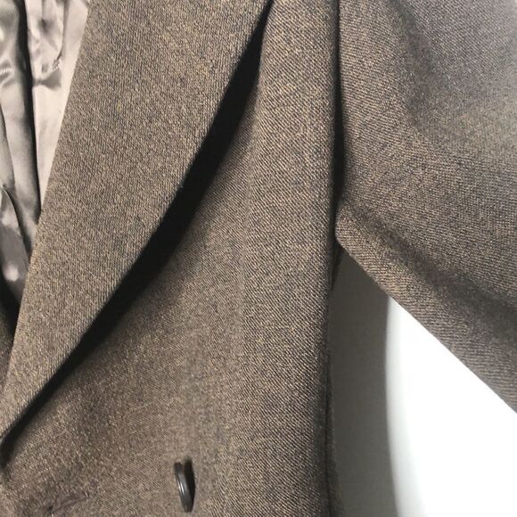 Prada 90’s vintage blazer brown jacket size 46 / US Size 12 - Picture 8 of 16